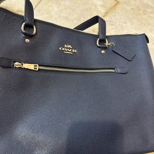 Coach Navy Blue Handbag